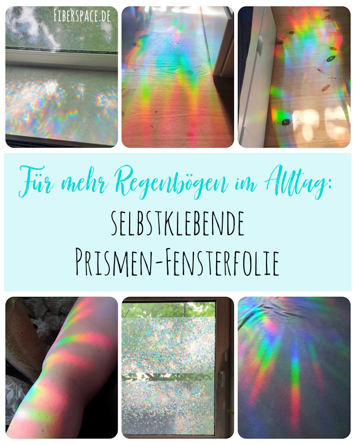 Anleitung/Erfahrungsbericht: selbstklebende Prismen-Fensterfolie für Regenbögen im Zimmer